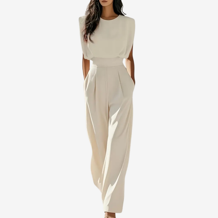 Ariia | Belted Elegant Jumpsuit