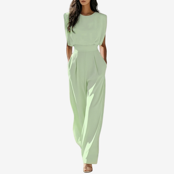 Ariia | Belted Elegant Jumpsuit