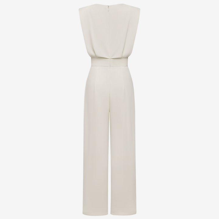 Ariia | Belted Elegant Jumpsuit