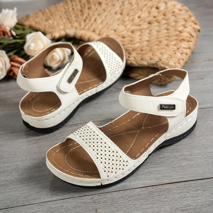 Selene | Crystal Comfort Platform Sandals