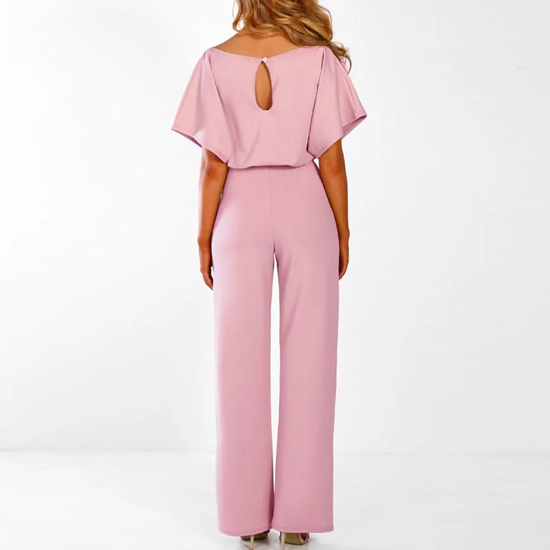 Cassandra™ | Belted Wide-Leg Jumpsuit
