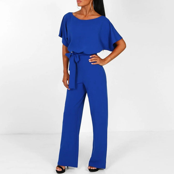 Cassandra™ | Belted Wide-Leg Jumpsuit