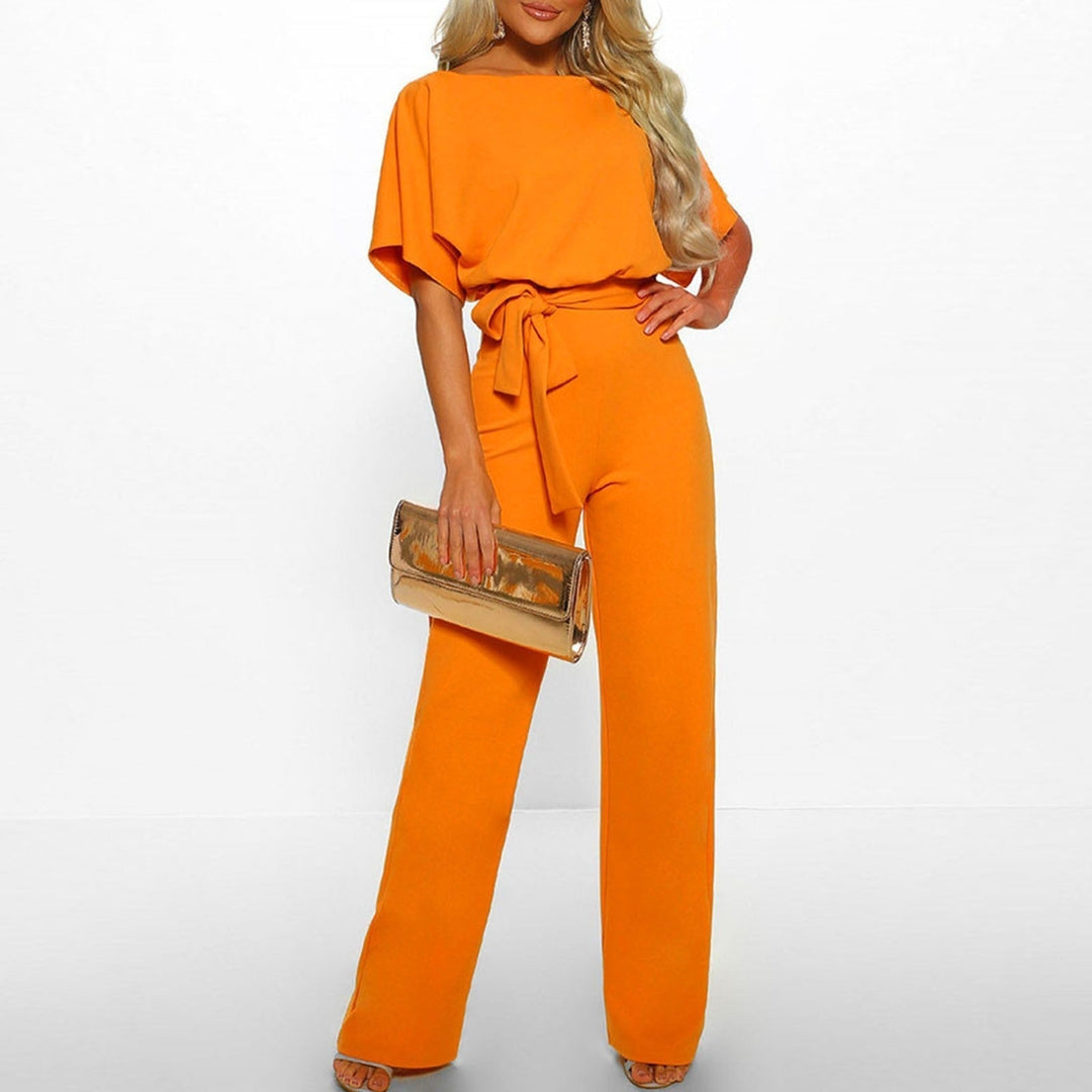 Cassandra™ | Belted Wide-Leg Jumpsuit