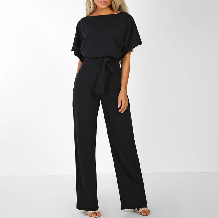 Cassandra™ | Belted Wide-Leg Jumpsuit